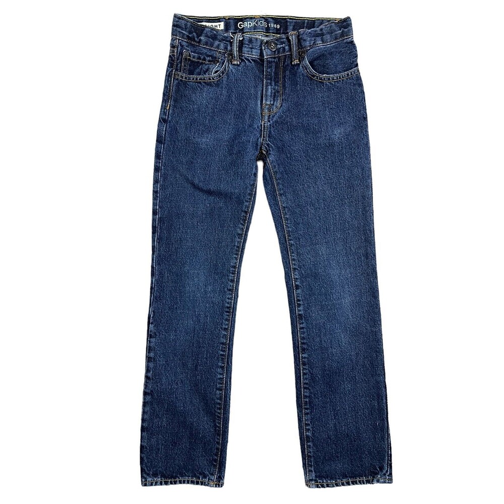 GAP Kids Straight Leg Jeans  Boys Size 10 reg  Dark Rinse  BTS School Jeans